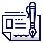 Check and pen icon