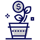 Money plant icon